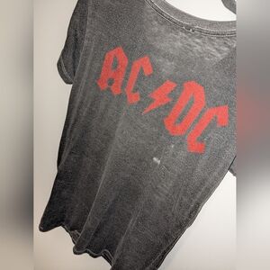 Chaser ACDC Distressed Graphic Tee